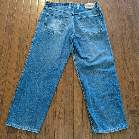 90's Vintage Paco Sport Blue Jeans - Size: 34x28 - Picture 3 of 7